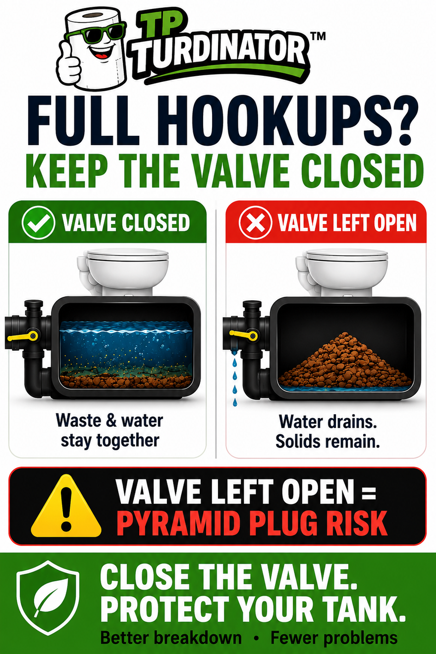 Full Hookups? Keep The Valve     Closed