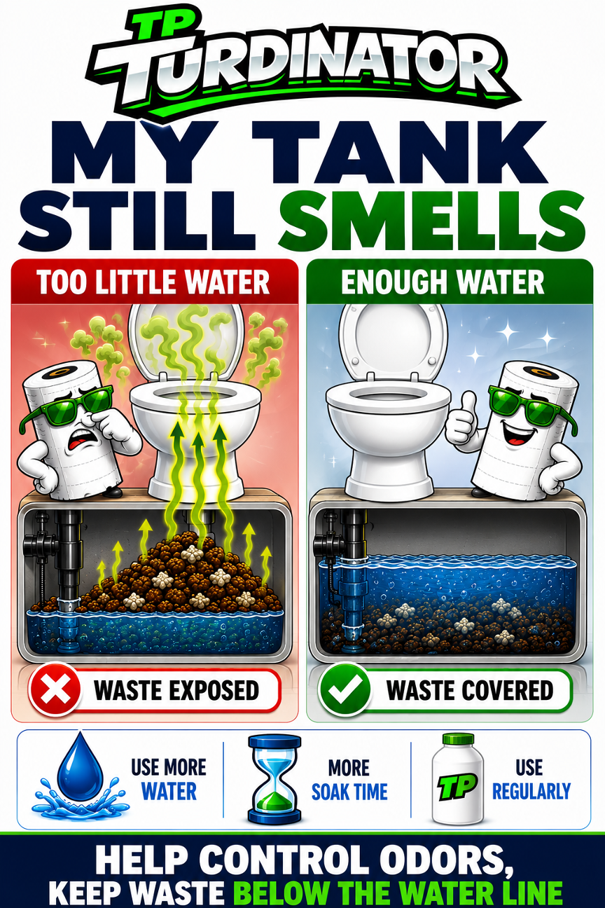My Tank Still Smells